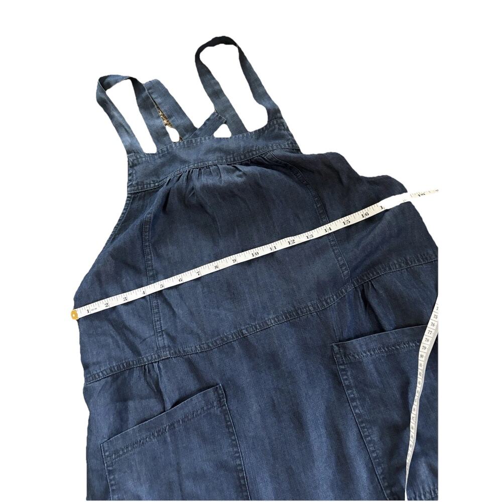 NEW Natural Life Dakota Tie-Back Dress Denim Blue Size Medium NWT Boho Pockets - Picture 7 of 9